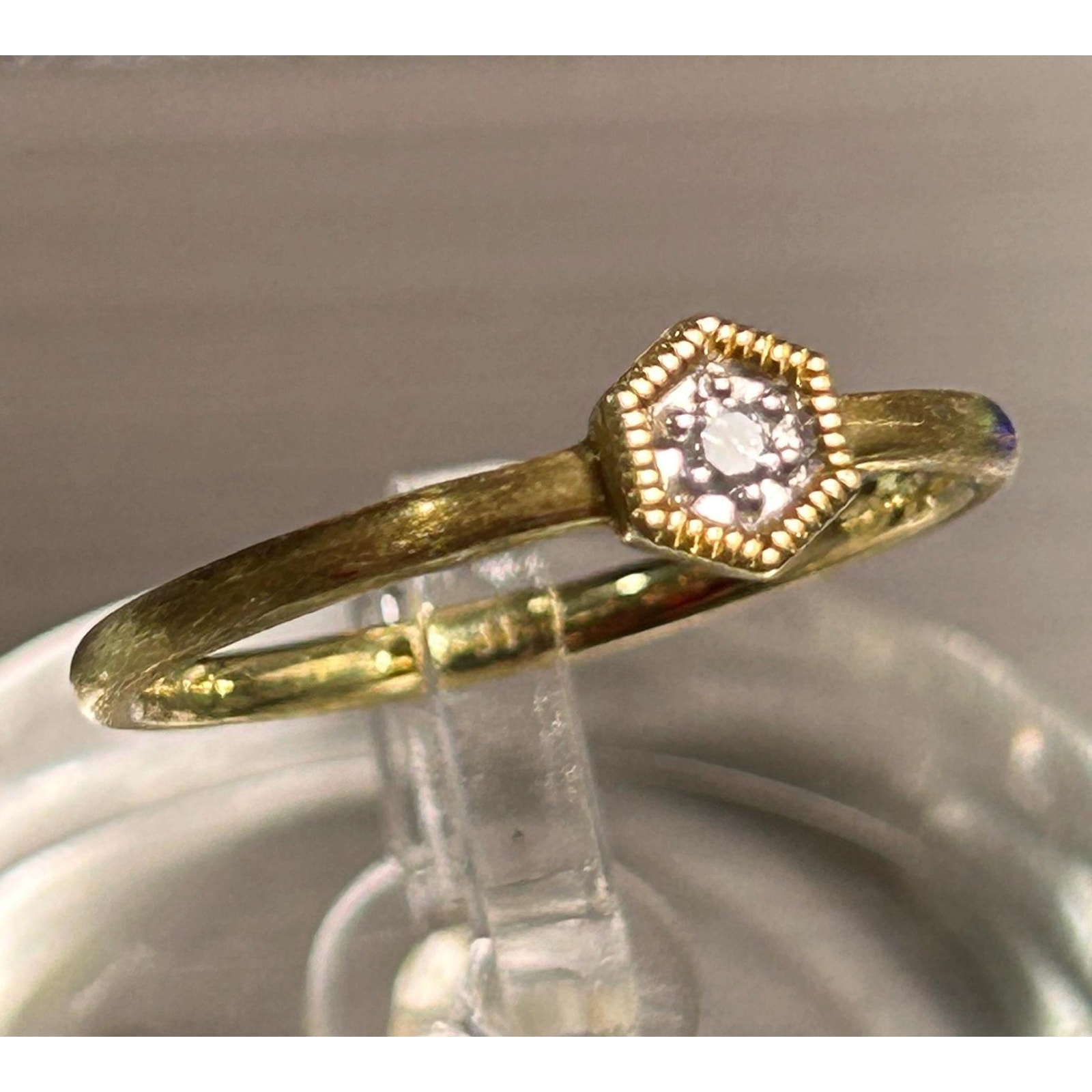 Jude Frances Designer 18k Solid Yellow Gold Genuine Diamond Band Ring Size 675